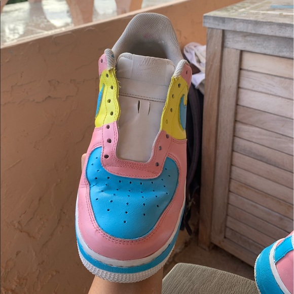 Cotton Candy Air Force 1’s - Picture 3 of 4
